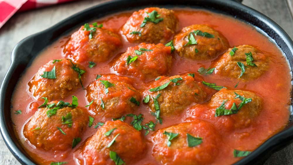 Albóndigas en Salsa de Tomate