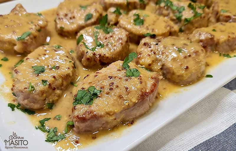 Cerdo a la Mostaza y Miel