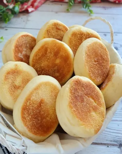 MUFFINS INGLESES EN SARTÉN: Una Delicia Casera que Sorprenderá a Todos