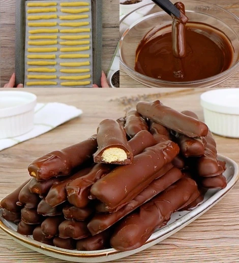Palitos de Galleta Bañados en Chocolate: El Dulce que Siempre Me Hacía Sonreír de Niño