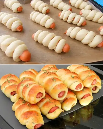 Pancitos con Salchicha