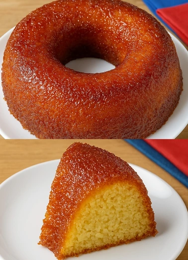 Pastel de Yuca con Caramelo