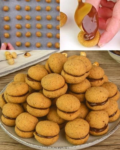 Galletas Rellenas de Dulce de Leche
