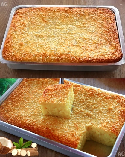 Pastel de Yuca y Coco