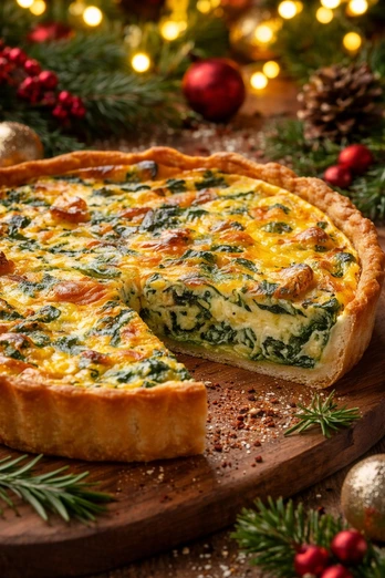 Quiche de Espinacas con Queso