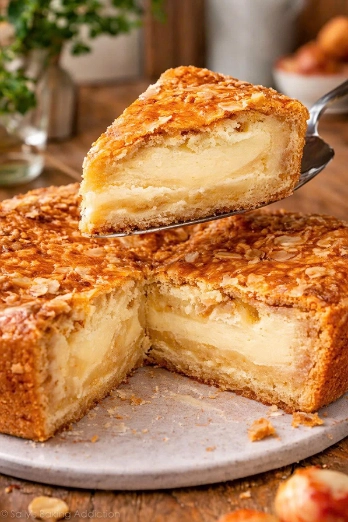 Pastel Vasco Relleno de Crema Pastelera