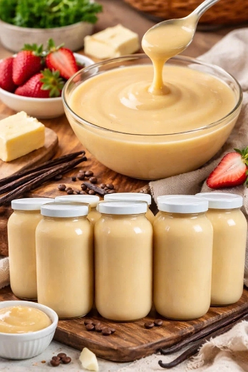 Crema Pastelera de Vainilla
