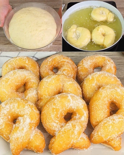 Rosquillas de Azúcar Fritas